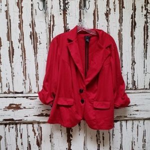 Red torrid blazer